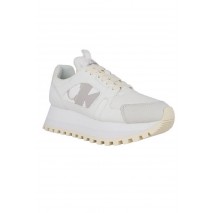 CALVIN KLEIN JEANS RUNNER LOW LACEUP MIX NBS ΠΑΟΥΤΣΙ ΓΥΝΑΙΚΕΙΟ BRIGHT WHITE