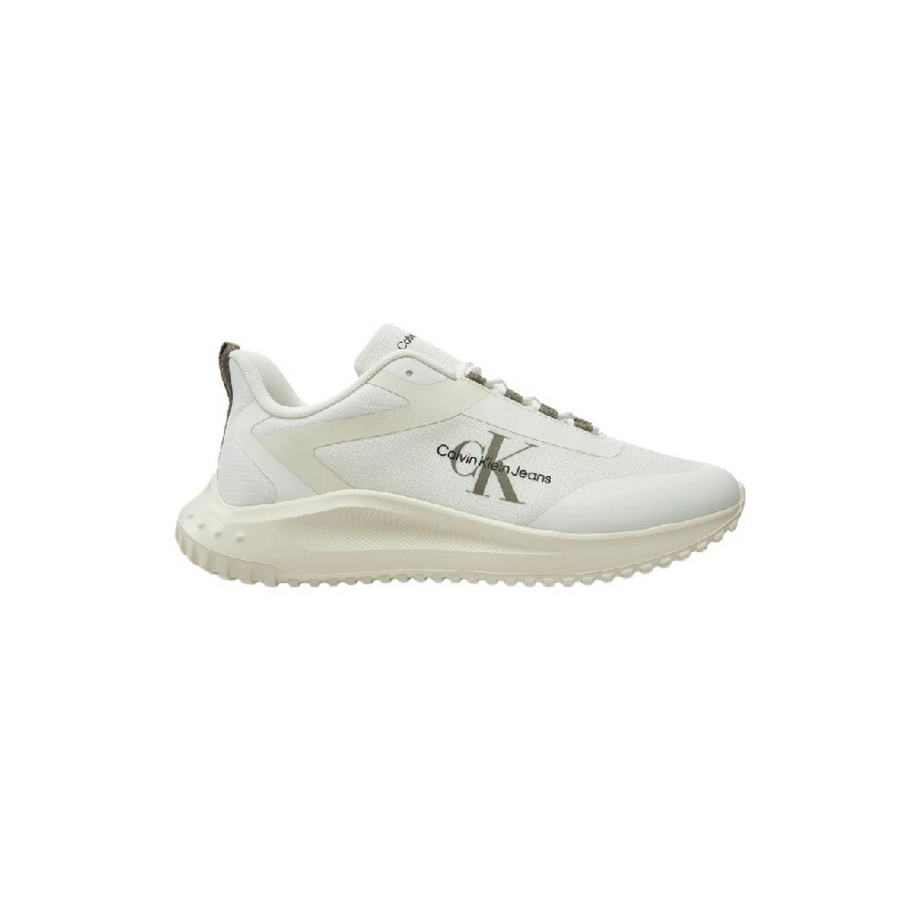 CALVIN KLEIN JEANS EVA RUNNER LOW LACE ML MIX ΠΑΠΟΥΤΣΙ ΑΝΔΡΙΚΟ WHITE