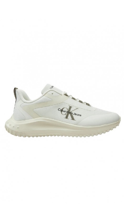 CALVIN KLEIN JEANS EVA RUNNER LOW LACE ML MIX ΠΑΠΟΥΤΣΙ ΑΝΔΡΙΚΟ WHITE