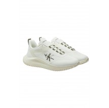 CALVIN KLEIN JEANS EVA RUNNER LOW LACE ML MIX ΠΑΠΟΥΤΣΙ ΑΝΔΡΙΚΟ WHITE