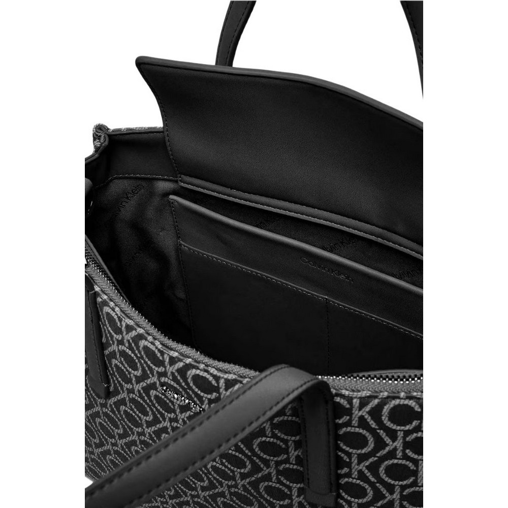 CALVIN KLEIN  MUST MEDIUM TOTE ΤΣΑΝΤΑ ΓΥΝΑΙΚΕΙΑ BLACK