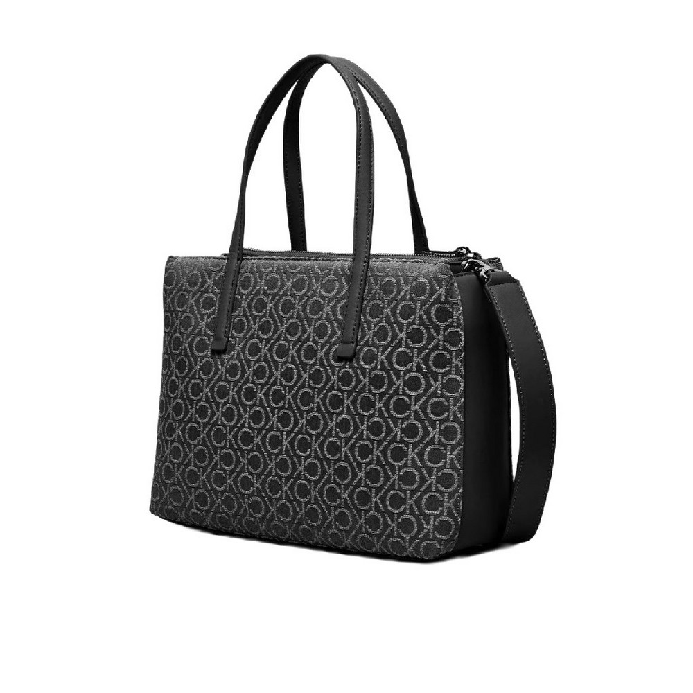 CALVIN KLEIN  MUST MEDIUM TOTE ΤΣΑΝΤΑ ΓΥΝΑΙΚΕΙΑ BLACK