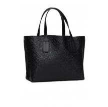 TOMMY HILFIGER DISTINCT SMALL TOTE MONO ΤΣΑΝΤΑ ΓΥΝΑΙΚΕΙΑ BLACK