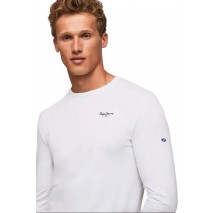 PEPE JEANS LONDON NOS ORIGINAL BASIC 2 LONG N ΜΠΛΟΥΖΑ ΑΝΔΡΙΚΗ WHITE