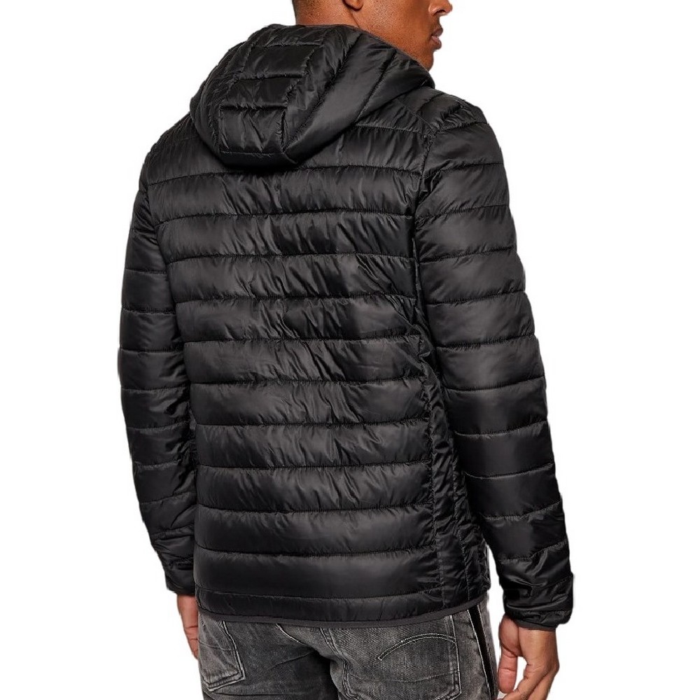 ELLESSE HERITAGE CORE LOMBARDY PADDED JACKET ΜΠΟΥΦΑΝ ΑΝΔΡΙΚΟ ANTHRACITE