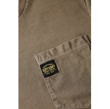 SUPERDRY D2 OVIN CONTRAST STITCH POCKET T-SHIRT ΜΠΛΟΥΖΑ ΑΝΔΡΙΚΗ BROWN