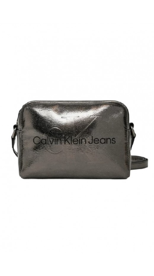 CALVIN KLEIN JEANS SCULPTED CAMERA BAG TUM ΤΣΑΝΤΑ ΓΥΝΑΙΚΕΙΑ SILVER