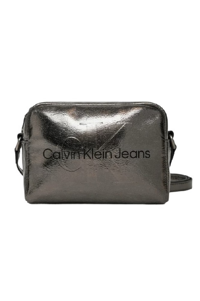 CALVIN KLEIN JEANS SCULPTED CAMERA BAG TUM ΤΣΑΝΤΑ ΓΥΝΑΙΚΕΙΑ SILVER