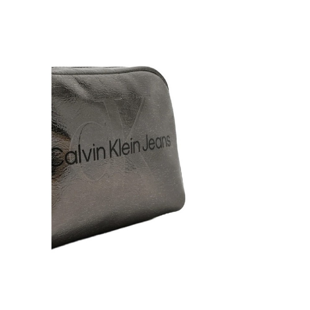 CALVIN KLEIN JEANS SCULPTED CAMERA BAG TUM ΤΣΑΝΤΑ ΓΥΝΑΙΚΕΙΑ SILVER