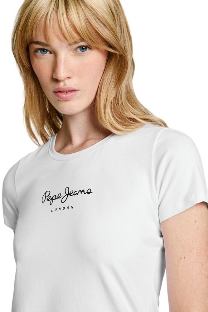 PEPE JEANS LONDON DROP 2 NEW VIRGINIA T-SHIRT ΜΠΛΟΥΖΑ ΓΥΝΑΙΚΕΙΑ WHITE