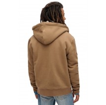 SUPERDRY D2 OVIN BORG LINED ZIPHOOD ΖΑΚΕΤΑ ΦΟΥΤΕΡ ΑΝΔΡΙΚΗ BROWN