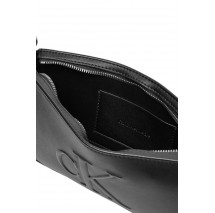 CALVIN KLEIN JEANS SCULPTED SHOULDER POUCH25 DEBOSS ΤΣΑΝΤΑ ΓΥΝΑΙΚΕΙΑ BLACK