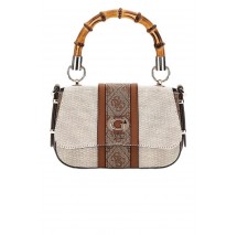 GUESS CANVAS II SMALL TOTE 37780 ΤΣΑΝΤΑ ΓΥΝΑΙΚΕΙΑ ECRU