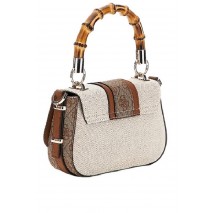 GUESS CANVAS II SMALL TOTE 37780 ΤΣΑΝΤΑ ΓΥΝΑΙΚΕΙΑ ECRU