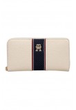 TOMMY HILFIGER LEGACY LARGE ZA ΠΟΡΤΟΦΟΛΙ ΓΥΝΑΙΚΕΙΟ BEIGE