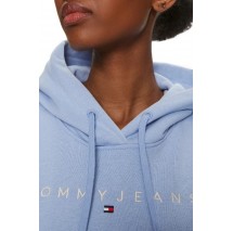 TOMMY JEANS TJW REG LINEAR HOODIE ΜΠΛΟΥΖΑ ΦΟΥΤΕΡ ΓΥΝΑΙΚΕΙΟ CIEL