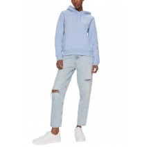 TOMMY JEANS TJW REG LINEAR HOODIE ΜΠΛΟΥΖΑ ΦΟΥΤΕΡ ΓΥΝΑΙΚΕΙΟ CIEL