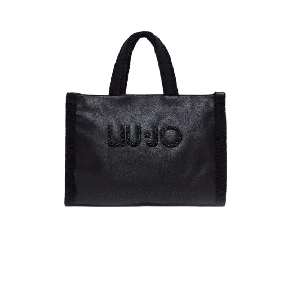 LIU JO MIN OF 2_TOTE L 2F4067E0021 ΤΣΑΝΤΑ ΓΥΝΑΙΚΕΙΑ BLACK