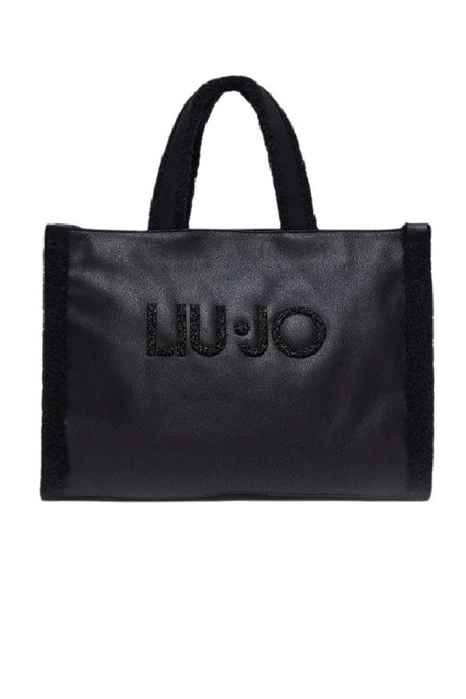 LIU JO MIN OF 2_TOTE L 2F4067E0021 ΤΣΑΝΤΑ ΓΥΝΑΙΚΕΙΑ BLACK