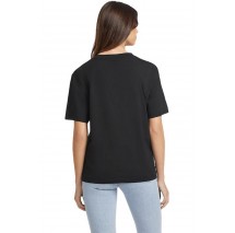 GUESS JEANS AMERICAN T-SHIRT ΜΠΛΟΥΖΑ ΓΥΝΑΙΚΕΙΑ BLACK