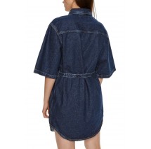 CALVIN KLEIN JEANS UTILITY BELTED SHIRT DRESS ΦΟΡΕΜΑ ΓΥΝΑΙΚΕΙΟ BLUΕ DENIM