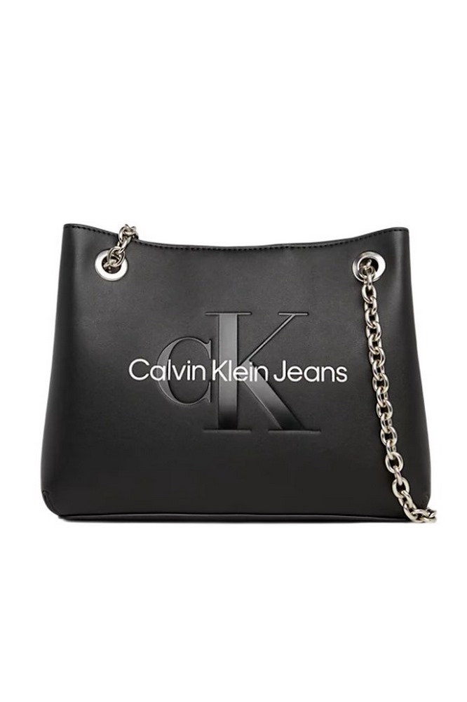 CALVIN KLEIN JEANS SHOULDER BAG ΤΣΑΝΤΑ ΓΥΝΑΙΚΕΙΑ BLACK