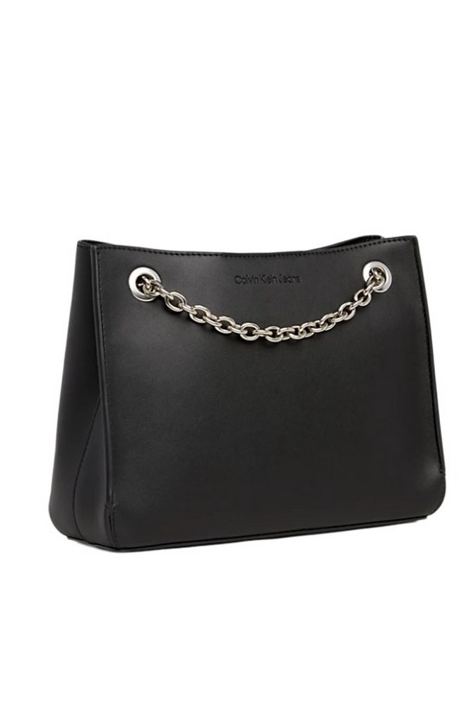 CALVIN KLEIN JEANS SHOULDER BAG ΤΣΑΝΤΑ ΓΥΝΑΙΚΕΙΑ BLACK