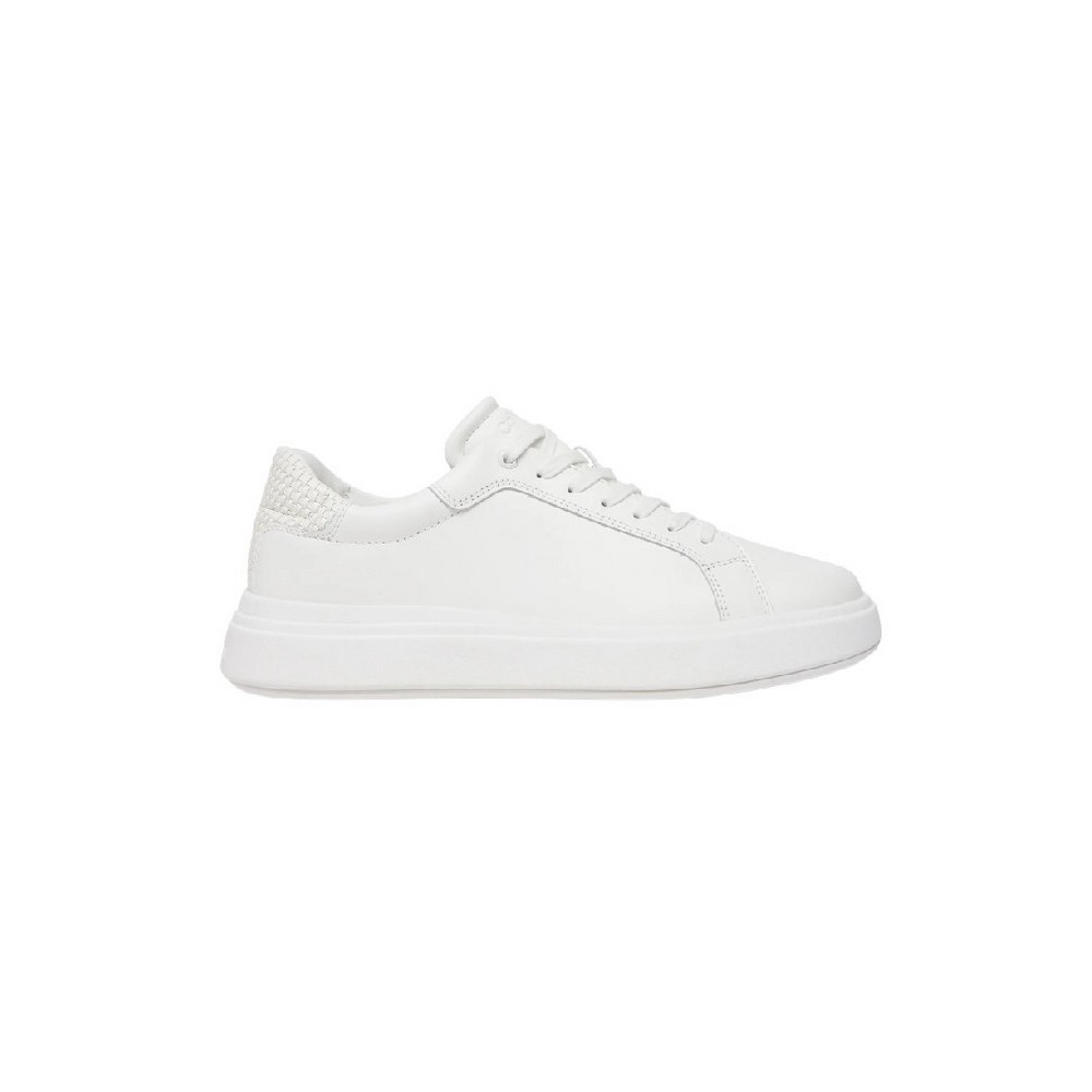 CALVIN KLEIN JEANS LOW TOP LACE UP WOVEN ΠΑΠΟΥΤΣΙ ΑΝΔΡΙΚΟ WHITE