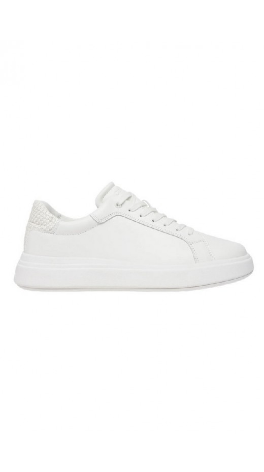 CALVIN KLEIN JEANS LOW TOP LACE UP WOVEN ΠΑΠΟΥΤΣΙ ΑΝΔΡΙΚΟ WHITE