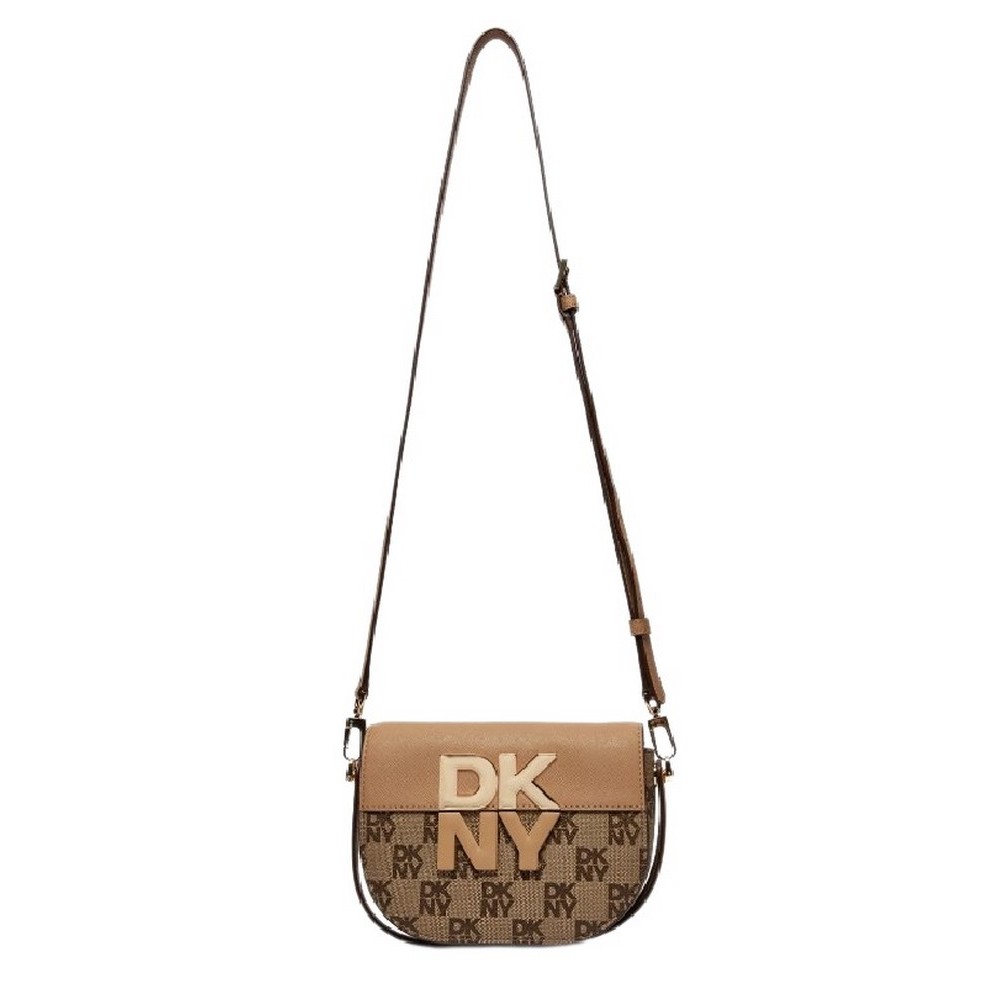 DKNY ECHO CROSS BODY HANDBAG ΤΣΑΝΤΑ ΓΥΝΑΙΚΕΙΑ BEIGE