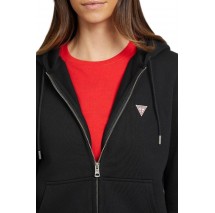 GUESS JEANS GJ ZIP HOOD REG MINI ΖΑΚΕΤΑ ΦΟΥΤΕΡ ΓΥΝΑΙΚΕΙΑ BLACK