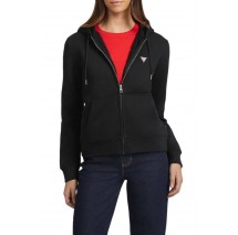 GUESS JEANS GJ ZIP HOOD REG MINI ΖΑΚΕΤΑ ΦΟΥΤΕΡ ΓΥΝΑΙΚΕΙΑ BLACK