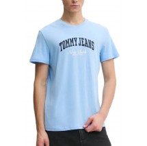 TOMMY JEANS SLIM VARSITY POP TEE EXT T-SHIRT ΜΠΛΟΥΖΑ ΑΝΔΡΙΚΗ CIEL