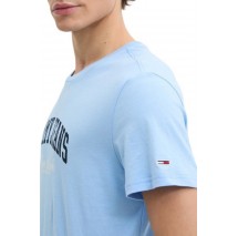 TOMMY JEANS SLIM VARSITY POP TEE EXT T-SHIRT ΜΠΛΟΥΖΑ ΑΝΔΡΙΚΗ CIEL