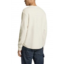 CALVIN KLEIN JEANS MONOLOGO WAFFLE LS TEE ΜΠΛΟΥΖΑ ΓΥΝΑΙΚΕΙΑ IVORY