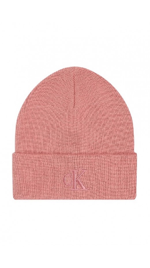 CALVIN KLEIN JEANS MONOGRAM EMBRO BEANIE ΣΚΟΥΦΟΣ ΓΥΝΑΙΚΕΙΟΣ PINK