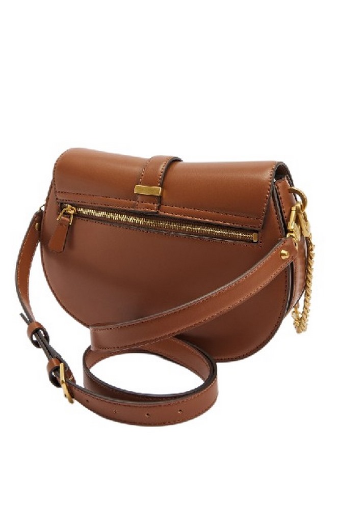 GUESS KUBA TRI CMPT FLAP SHLDR BAG ΤΣΑΝΤΑ ΓΥΝΑΙΚΕΙΑ COGNAC