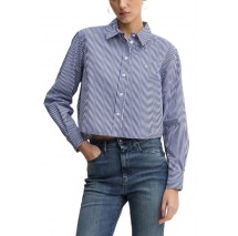 TOMMY JEANS CRP RLX POPLIN SHIRT ΠΟΥΚΑΜΙΣΟ ΓΥΝΑΙΚΕΙΟ NAVY