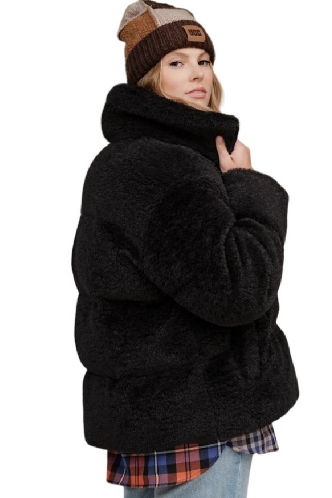 UGG EMMALYN FLUFF PUFFER JACKET 1158698 ΜΠΟΥΦΑΝ ΓΥΝΑΙΚΕΙΟ BLACK