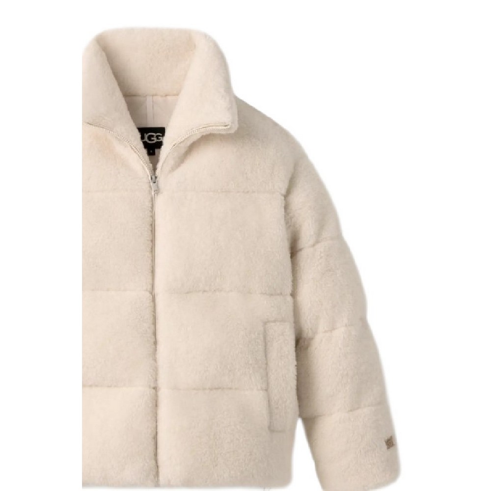 UGG EMMALYN FLUFF PUFFER JACKET 1158698 ΜΠΟΥΦΑΝ ΓΥΝΑΙΚΕΙΟ OFF WHITE