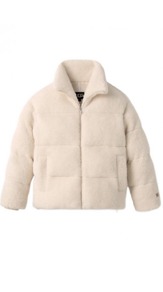 UGG EMMALYN FLUFF PUFFER JACKET 1158698 ΜΠΟΥΦΑΝ ΓΥΝΑΙΚΕΙΟ OFF WHITE