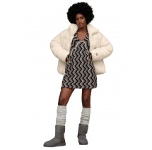 UGG EMMALYN FLUFF PUFFER JACKET 1158698 ΜΠΟΥΦΑΝ ΓΥΝΑΙΚΕΙΟ OFF WHITE