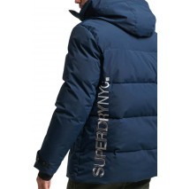 SUPERDRY D4 SDCD CITY PADDED HOODED WIND PARKA ΜΠΟΥΦΑΝ ΑΝΔΡΙΚΟ NAVY