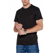 CALVIN KLEIN JEANS TEXTURED MONOLOGO TEE T-SHIRT ΜΠΛΟΥΖΑ ΑΝΔΡΙΚΗ BLACK