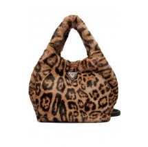 GUESS SAMIA SMALL TOTE ΤΣΑΝΤΑ ΓΥΝΑΙΚΕΙΑ LEOPARD