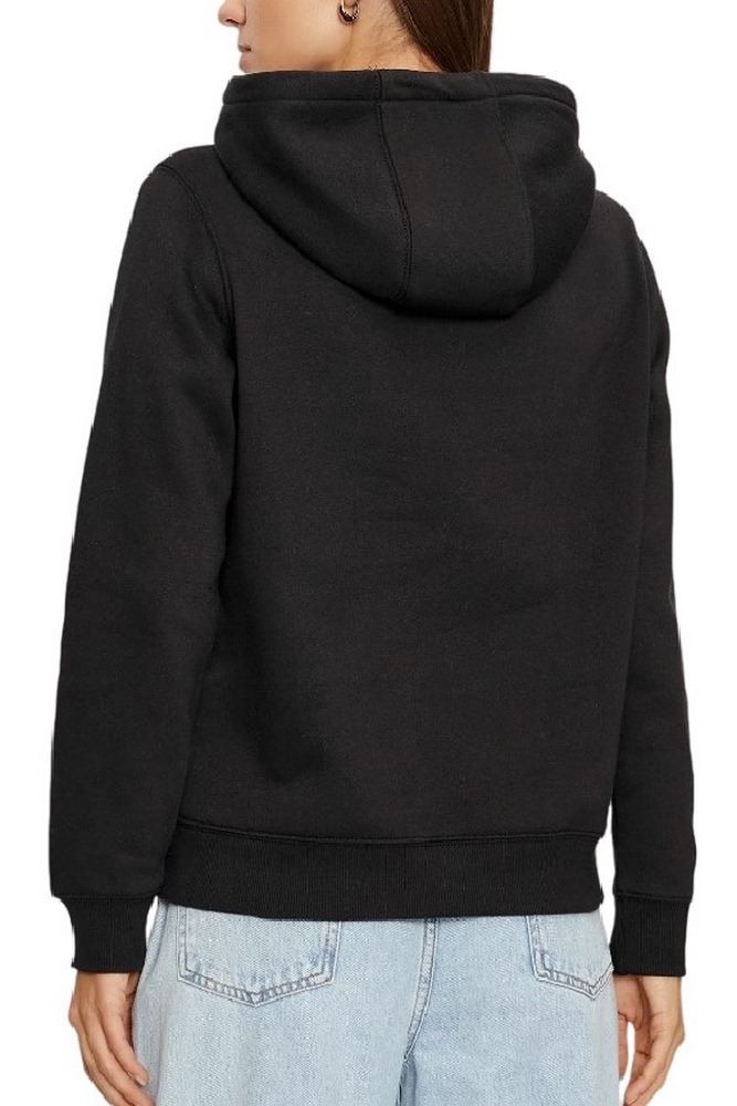 TOMMY JEANS REG S FLAG HOODIE ΜΠΛΟΥΖΑ ΦΟΥΤΕΡ ΓΥΝΑΙΚΕΙΑ BLACK