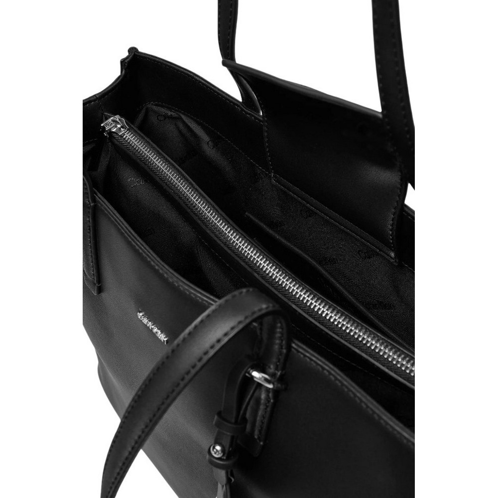 CALVIN KLEIN MUST MEDIUM SHOPPER ΤΣΑΝΤΑ ΓΥΝΑΙΚΕΙΑ BLACK