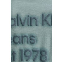 CALVIN KLEIN JEANS WASHED PUFF PRINT TEE T-SHIRT ΜΠΛΟΥΖΑ ΑΝΔΡΙΚΗ LEAD