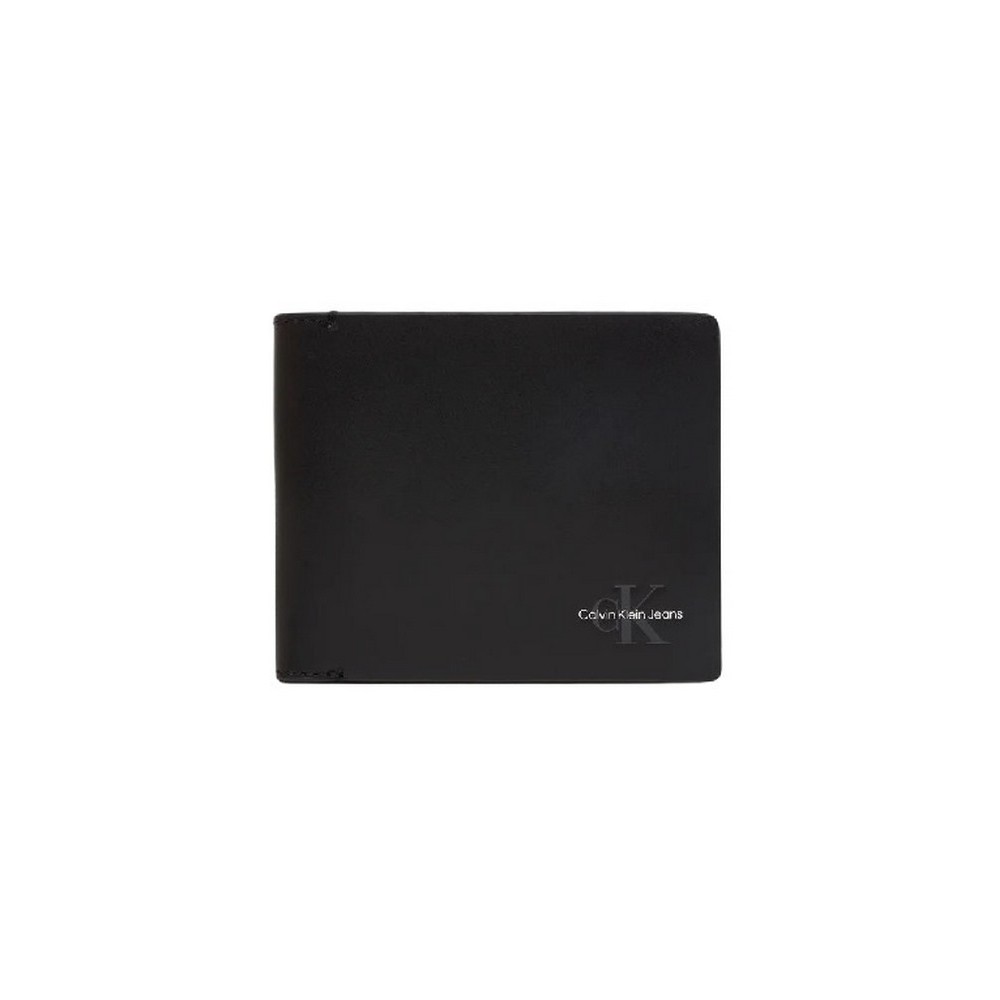 CALVIN KLEIN JEANS MONOGRAM SOFT BIFOLD ΠΟΡΤΟΦΟΛΙ ΑΝΔΡΙΚΟ BLACK