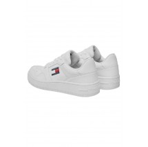 TOMMY HILFIGER TJM RETRO BASKET ESS ΠΑΠΟΥΤΣΙ ΑΝΔΡΙΚΟ WHITE